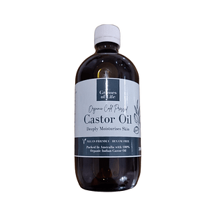 Cold Pressed Certified Organic Heaxane Free Castor Oil